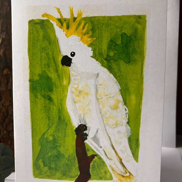 Cockatoo Greeting Card