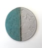 Handmade ceramic coaster, pottery, butterfly design - Image 6