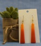 Long Gradient Rectangle Earrings