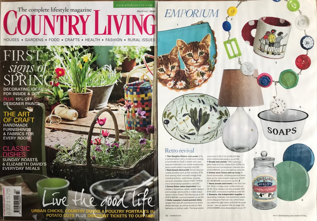 Button Jewellery by Tamsin