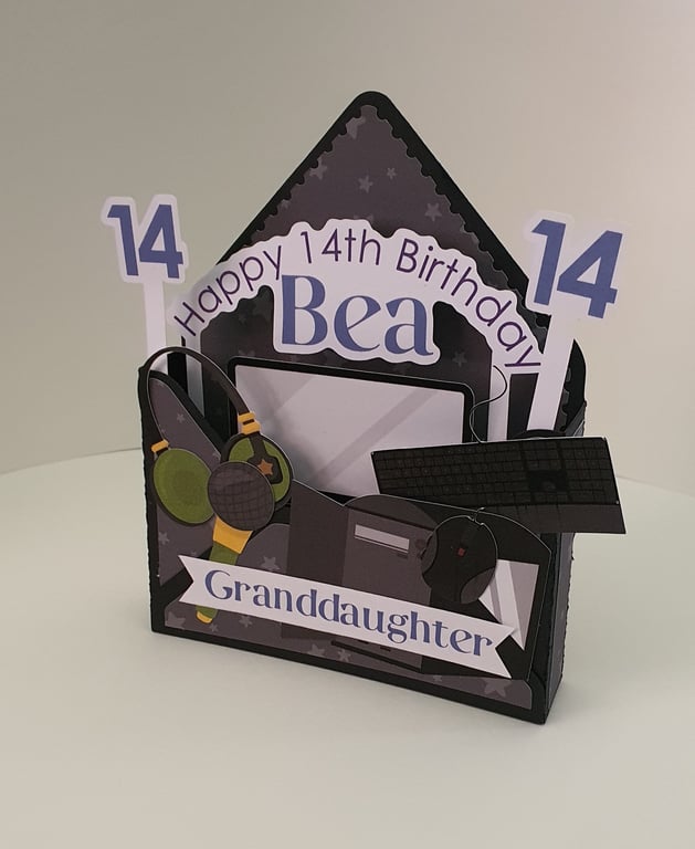14th Birthday Gamer Card
