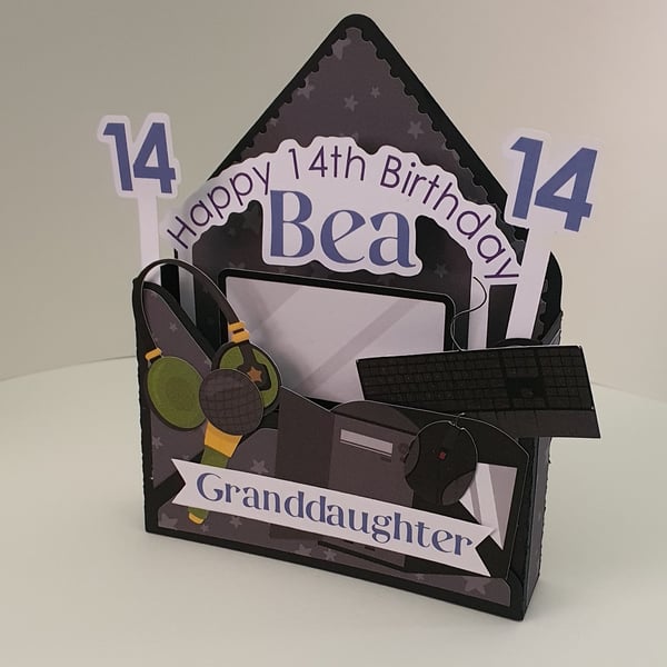 14th Birthday Gamer Card