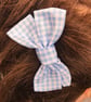 Blue gingham school bows, scrunchies, hair bands and ribbon accessories - Image 7