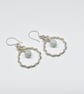 Handmade Jadeite and Sterling Silver Earrings - Image 1