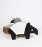 Malayan tapir wooden ornament, jungle home decor, animal lover gift. - Image 2