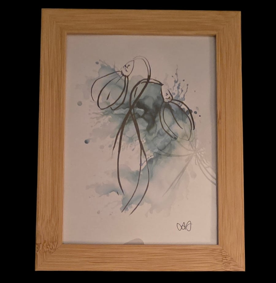 Prints of original snowdrop sketch