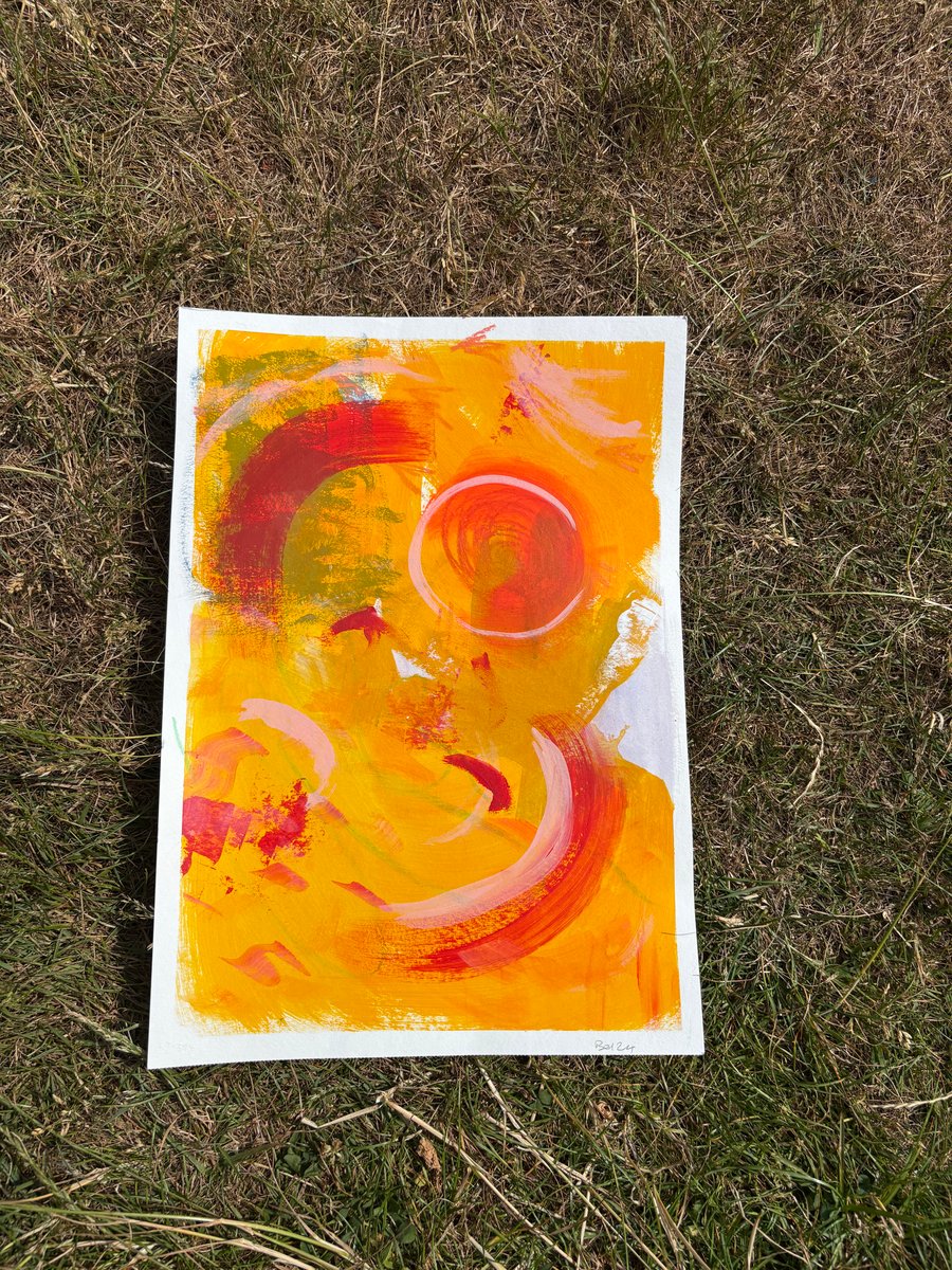 Original abstract painting A3