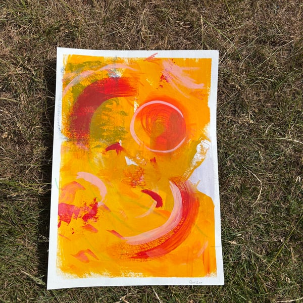 Original abstract painting A3