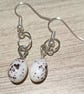Earrings miniature eggs (not real)