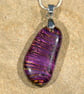 Purple and Gold Dichroic Glass Pendant - 1255 - Image 4