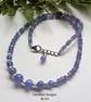 Designer 'A'A Grade 85ct Tanzanite Sterling Silver Necklace  - Image 8