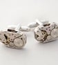 Cufflinks Steampunk Watch Mechanism Rectangular Cuff Links Gift For Men - Image 1