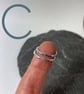 Sterling silver ring, stacking ring with choice of texture and finish - Image 6