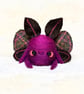 Purple Moth Friend Needlefelted Art Doll - Image 5