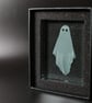 Original Ghost - deeply sandblasted in a glass block. - Image 4
