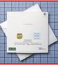 Good Vibes Only - blank Greeting Card, note card Light Blue - Image 2