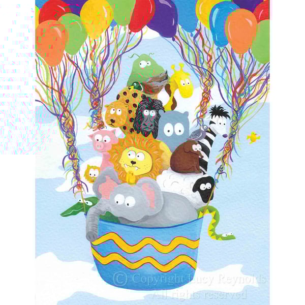 Balloon Animals Print Large