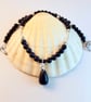 Blue Goldstone Necklace With Silver Stars - Handmade In Devon - Image 10