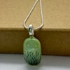 Sale item - 50% off thus fused glass pendant