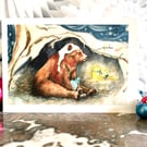 Pack of eight 'Sweet Christmas'Christmas cards