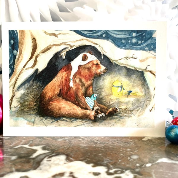 Pack of eight 'Sweet Christmas'Christmas cards