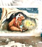Pack of eight 'Sweet Christmas'Christmas cards