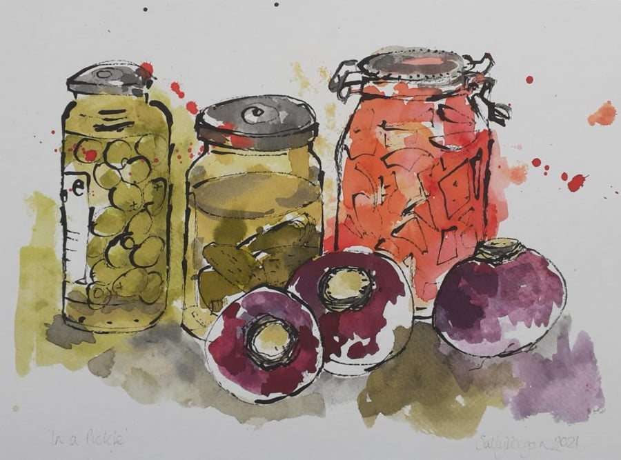 In a Pickle A4 Print