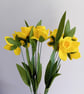 Handmade Felt Daffodil Bouquet: St Davids Day Decor, Welsh Gift - Image 8