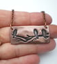 Birds on a Branch Copper Necklace - Image 2