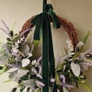 Lavender & Olive Wreath, Year Round Elegant Door Decor