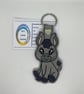 Embroidered Donkey Keyring  - Image 1
