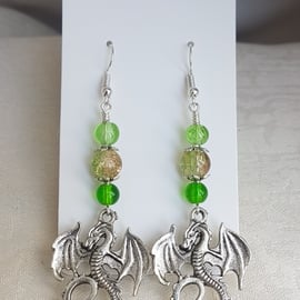 Elemental Dragon Earrings - Earth - Draco Terrae