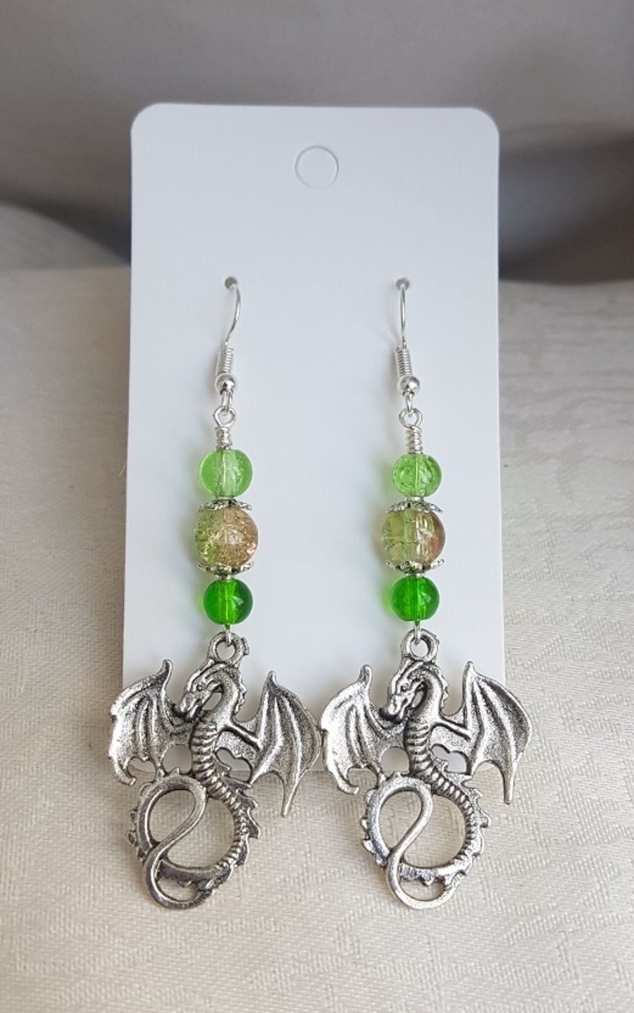 Elemental Dragon Earrings - Earth - Draco Terrae