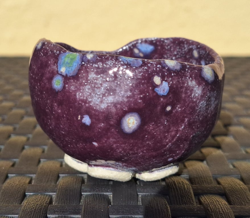 FS Handmade Tiny Ceramic Bowl OOAK 