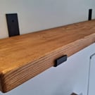 Rustic Wooden Shelves - Optional Brackets - 20cm Deep - Not Scaffolding Boards