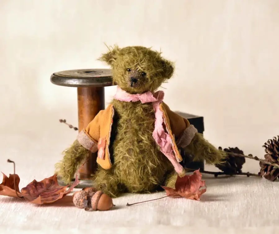 Arne - Handmade Artist Mohair Bear
