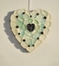 Heart shaped mosaic wall hanger - Image 1