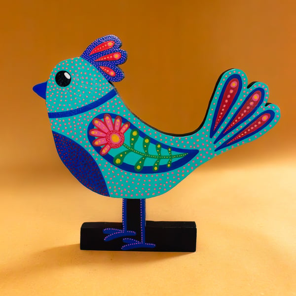Folk Bird Sculpture