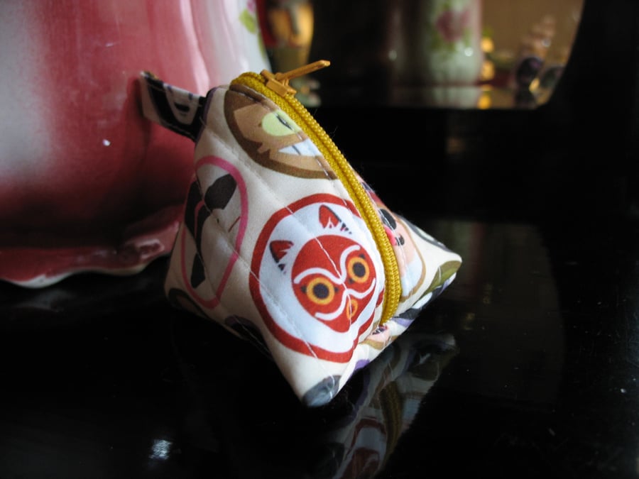 Sweet little Studio Ghibli triangle pouch 