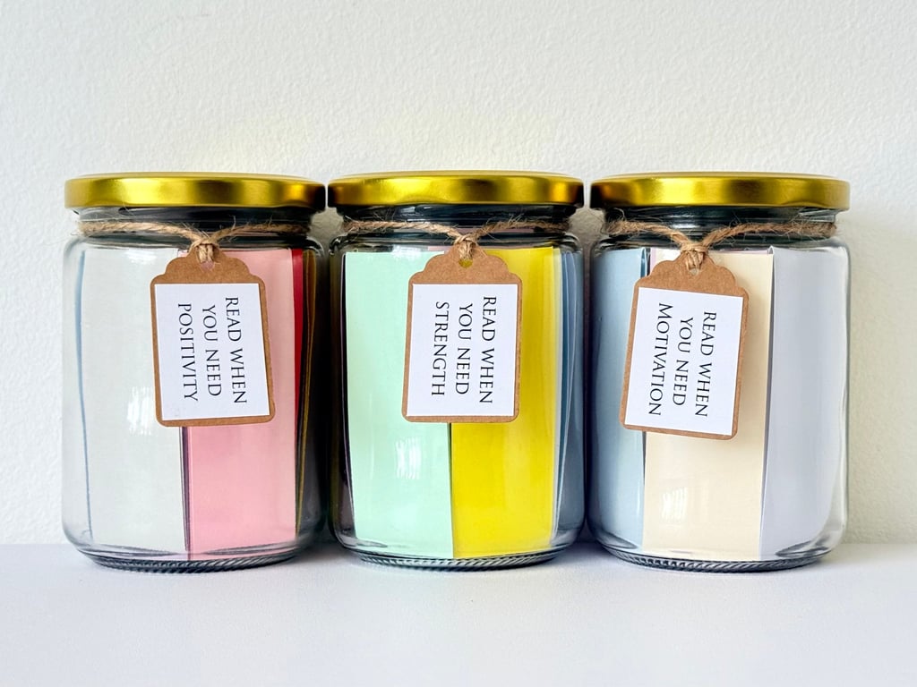 Read When You Need Jar Collection, Anxiety, Date Ideas, Friend, Sleep, Positive