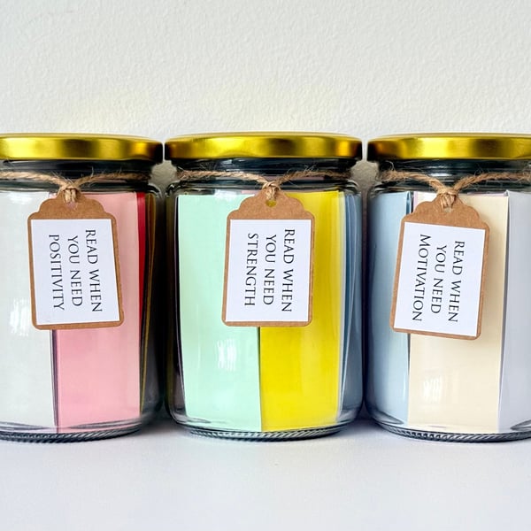 Read When You Need Jar Collection, Anxiety, Date Ideas, Friend, Sleep, Positive
