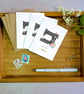Set of 3 Sewing Machine Mini Notecards  - Image 2
