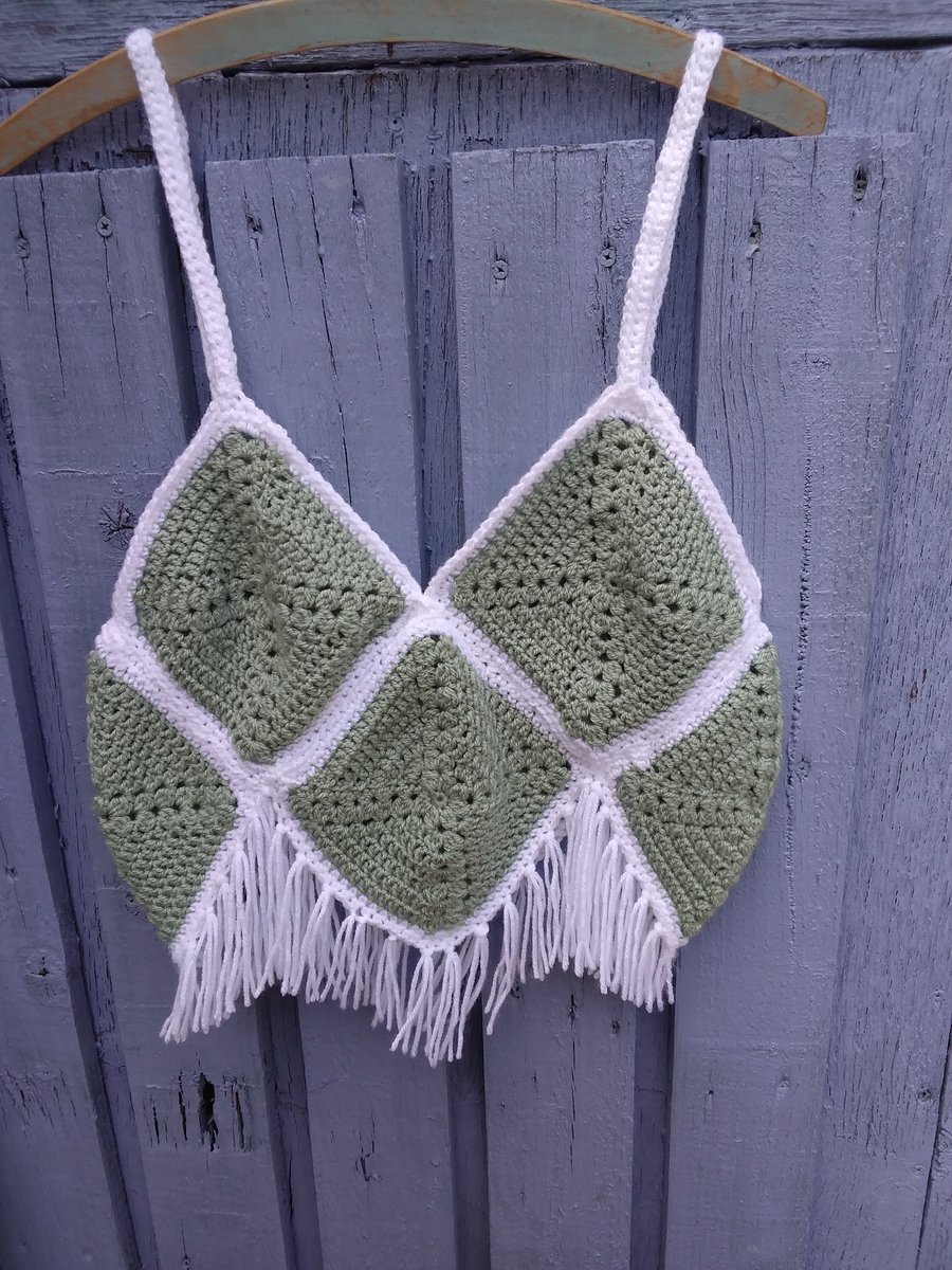  Crochet Boho festival top