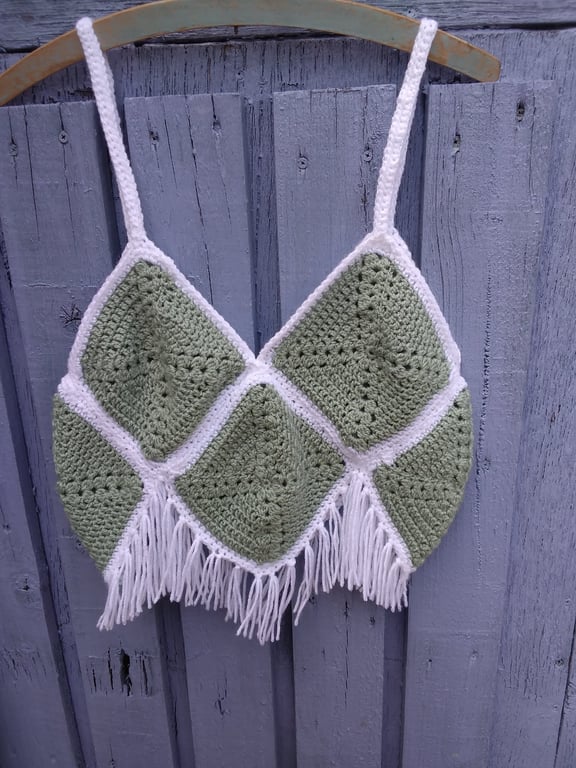 Crochet Boho festival top