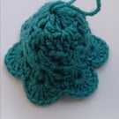 Crochet Christmas Bell (Green) - festive decoration