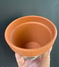 Small 9cm Plant pot, Hand painted, Unique gift, Terracotta - Image 6