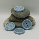 Large 35mm Button Gift for Knitters Crocheters - Glacier Glint