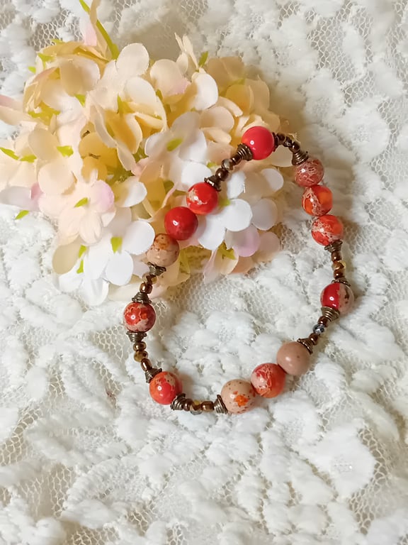 Imperial Jasper Sea Sediment Bracelet