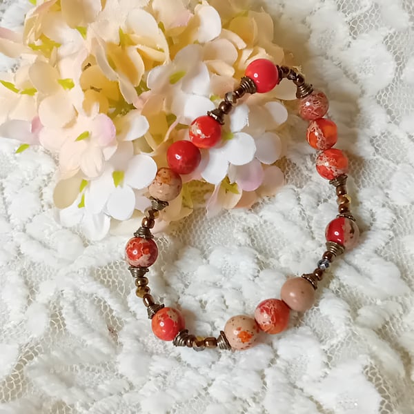 Imperial Jasper Sea Sediment Bracelet