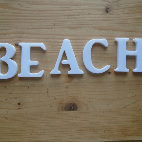 Beach Hut Self Adhesive letters 